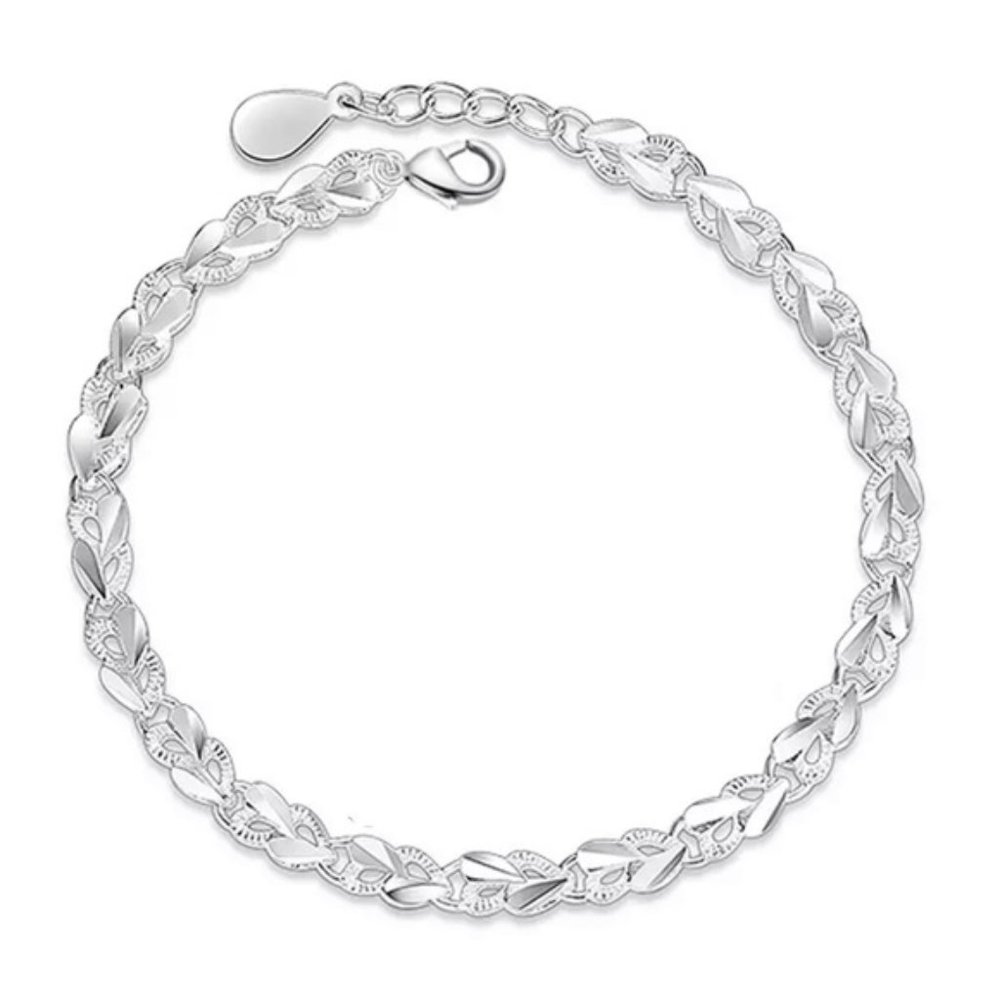 925 Sterling Silver Bracelets Zircon Charm Women Bracelets Silver 925 Jewelry - Picture 4 of 6